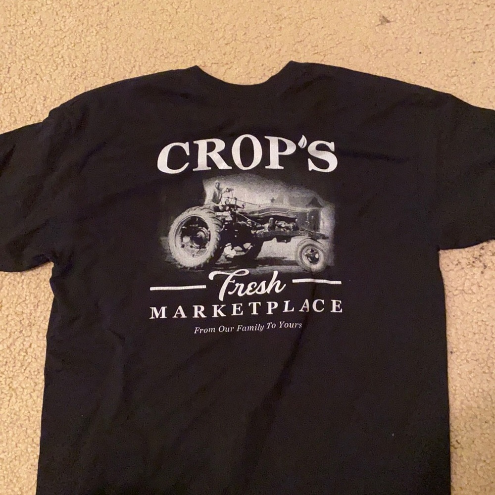 Black vintage tee